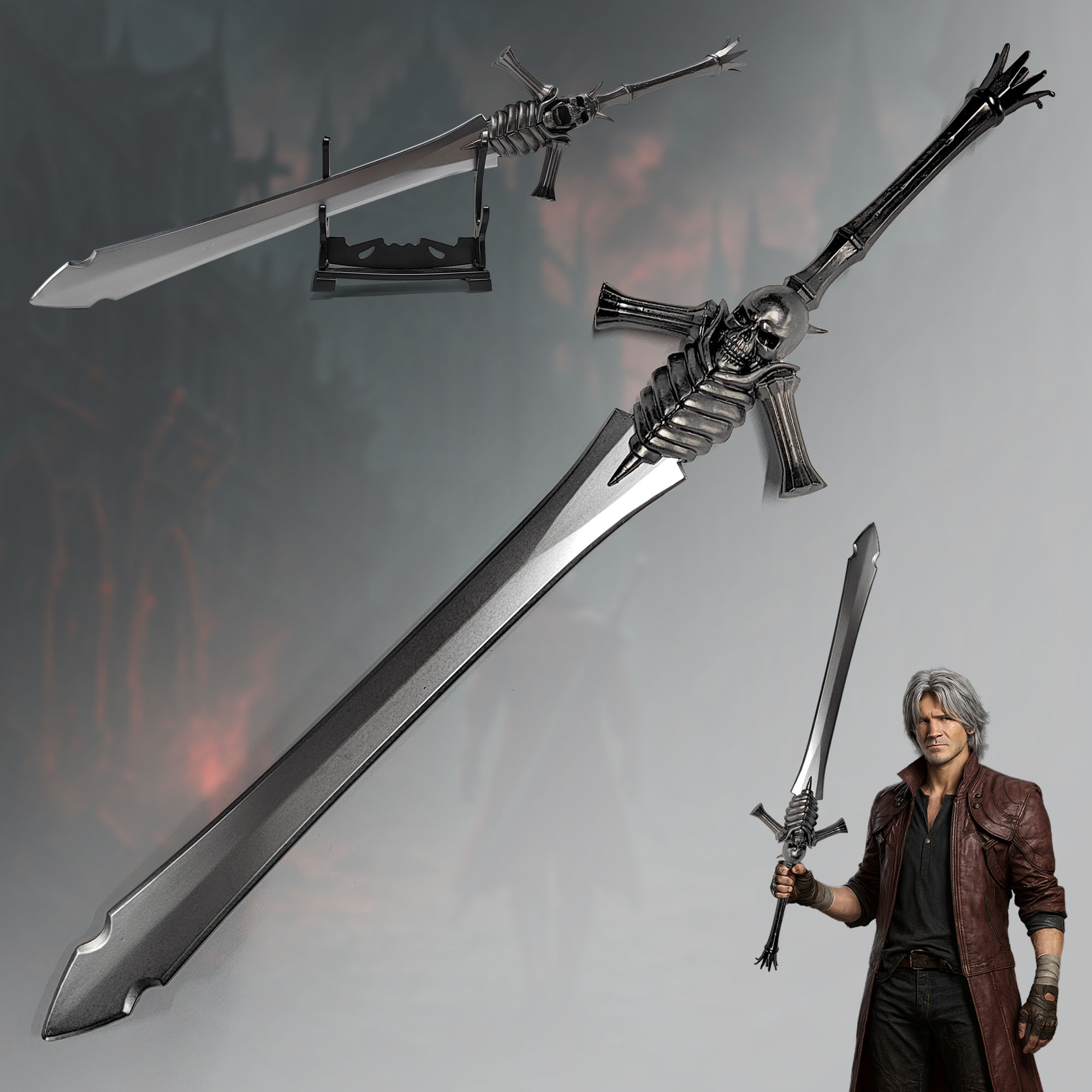 Devil May Cry - Dante´s Rebellionsschwert, XL Brieföffnerversion